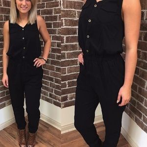 Black jumpsuit size large